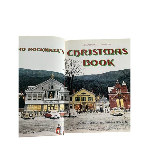 Norman Rockwell’s Christmas Book | 1977 Vintage Holiday Art & Stories - Picture 1 of 7